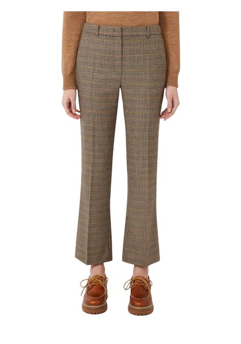 Pantalone in batavia di lana - CIOCCOLATO Weekend MAXMARA | BACO001